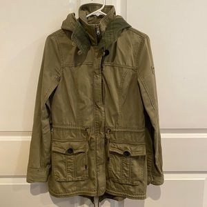 Army Green Cargo Jacket